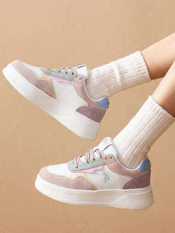 U.S. POLO ASSN. - Aluna Colourblocked Sneakers Shoes