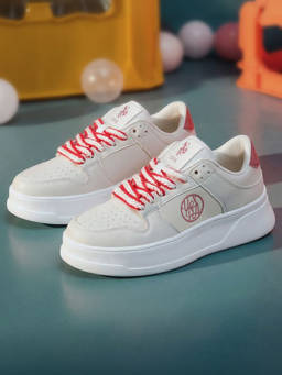 U.S. POLO ASSN. - Lenora Beige Chunky Sneakers Shoes