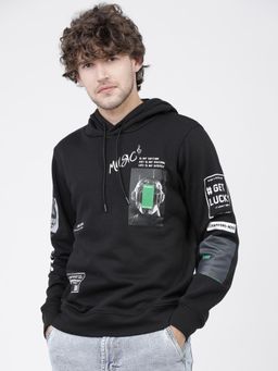 HIGHLANDER - Mens Black Graphic Hoodie