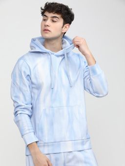 HIGHLANDER - Mens Blue Graphic Hoodie