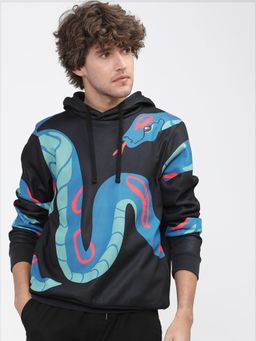 HIGHLANDER - Mens Black Graphic Hoodie