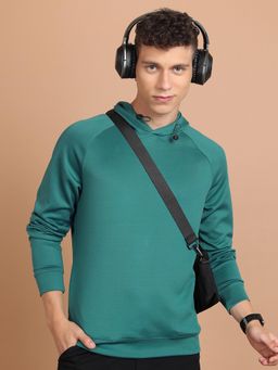 HIGHLANDER - Mens Green Pullover Hoodie