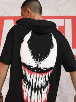 HIGHLANDER - Mens Bat Man & Joker Oversized Drop Shoulder Hoodie