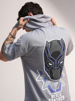 HIGHLANDER - Mens Grey Graphic Hoodie