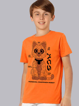 Kidsville - Light Year T-Shirt for Kids Boys Orange