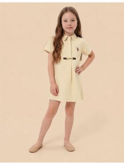 U.S. POLO ASSN. - Girls Solid Comfort Fit Shirt Dress