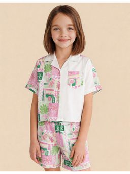 U.S. POLO ASSN. - Girls Printed Regular Fit Shirt