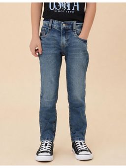 U.S. POLO ASSN. - Boys Slim Fit Blue Jeans