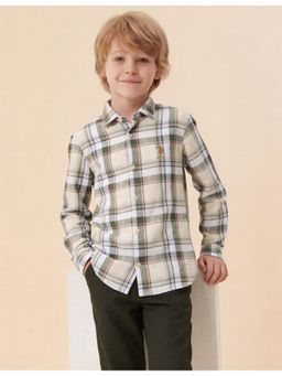 U.S. POLO ASSN. - Boys Tartan Checked Dobby Shirt