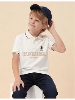 U.S. POLO ASSN. - Boys Brand Embroidered Regular Fit Polo T-Shirt
