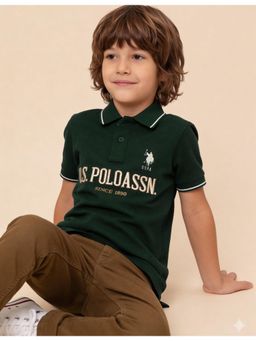 U.S. POLO ASSN. - Boys Brand Embroidered Regular Fit Polo T-Shirt