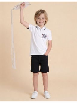 U.S. POLO ASSN. - Boys Embroidered Regular Fit Polo T-Shirt