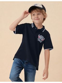 U.S. POLO ASSN. - Boys Embroidered Regular Fit Polo T-Shirt