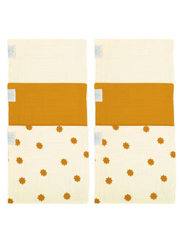 NINTARA BABY - Multi-Color So-Softs Muslin Face Towels (Pack of 6) (6-12 Months)