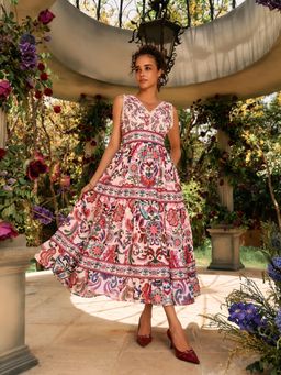 Style Island - Womens Marilyn Floral Maxi Dress