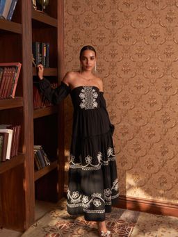 Style Island - Womens Carina Embroidered Maxi Dress