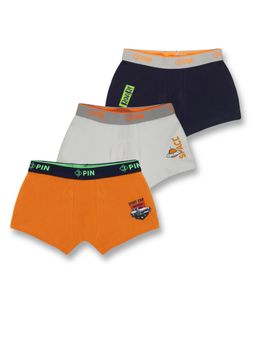 3PIN - Boys Cotton Spandex Assorted Trunks (Pack of 3)