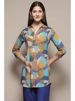 Biba - Women Multi-Color Rayon Printed Kurti