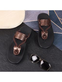 Metro - Men Bronze Sandal