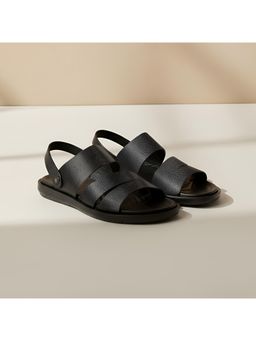 Metro - Men Black Sandal