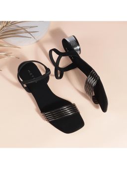 Metro - Women Black Black Sandal Heels