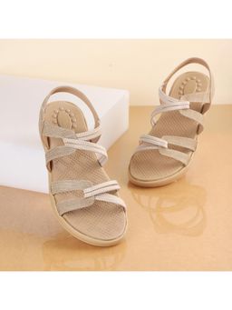 Metro - Women Beige Sandal