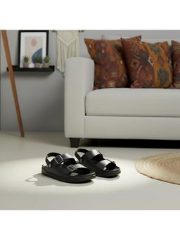 Metro - Men Black Sandal