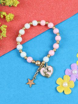 Asthetika Kids - Unicorn Charm Beaded Bracelet