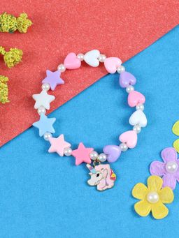 Asthetika Kids - Unicorn Charm Beaded Bracelet