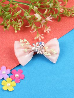 Asthetika Kids - Floral Charms Bow Hair Clip