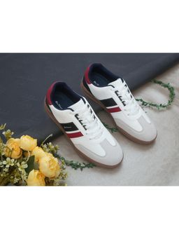 Ben Sherman - Men White Lace-Up Casual Sneakers