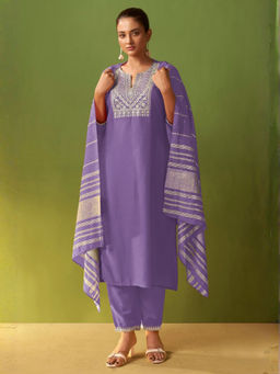 Autumnlane - Naomi Venus Work Kurta With Pant & Dupatta