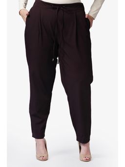 Virgio - Solid Cotton with Front Pleat Trousers