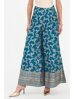 Virgio - Viscose Flared Trouser for Women