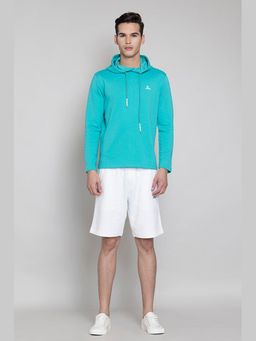 Muvazo - Green Polycotton Hoodie