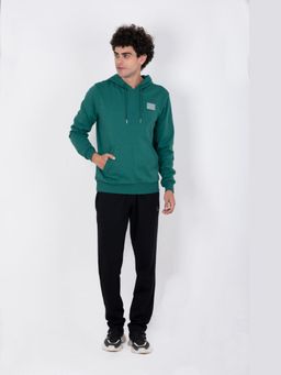 Muvazo - Green Pure Cotton Hoodie