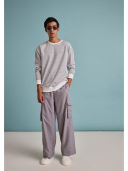 Muvazo - Grey Cotton Sweatshirt