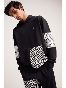 Muvazo - Black Cotton Hoodie