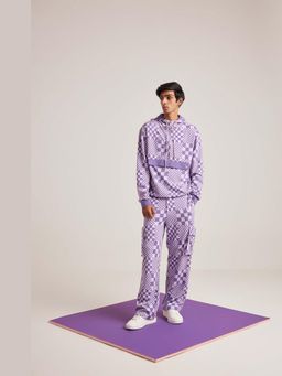 Muvazo - Purple Cotton Hoodie