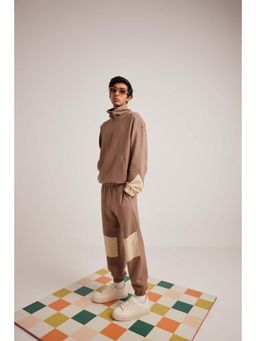 Muvazo - Brown Polyester Sweatshirt