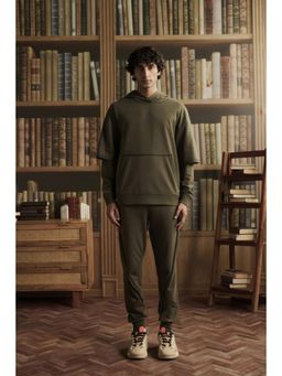 Muvazo - Olive Terry Hoodie