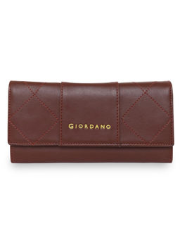 Giordano - Women's Maroon PU Casual Wallet (L)