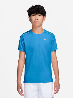 Nike - Blue Sportswear Miler Unisex Kids T-shirt - IF2425-435