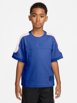 Nike - Blue Sportswear Clean Unisex Kids T-shirt - IM4622-480