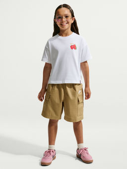 Nike - White Sportswear Unisex Kids T-shirt - IO2024-100