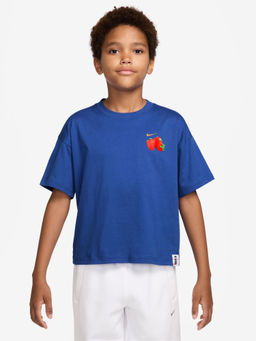 Nike - Blue Sportswear Unisex Kids T-shirt - IO2024-480