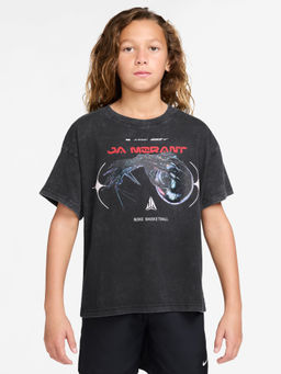 Nike - Black Sportswear Morant Unisex Kids T-shirt - IQ9678-010