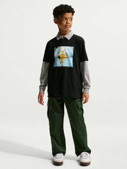 Nike - Black Sportswear Unisex Kids T-shirt - IV5602-010