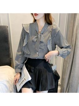 PARTIQ - Womens Woven Multi-Color Shirt