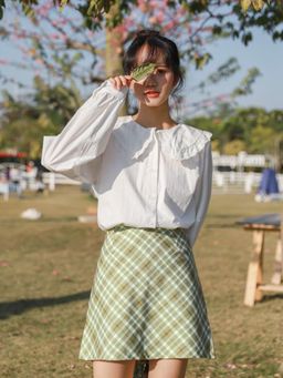 PARTIQ - Womens Solid White Shirt